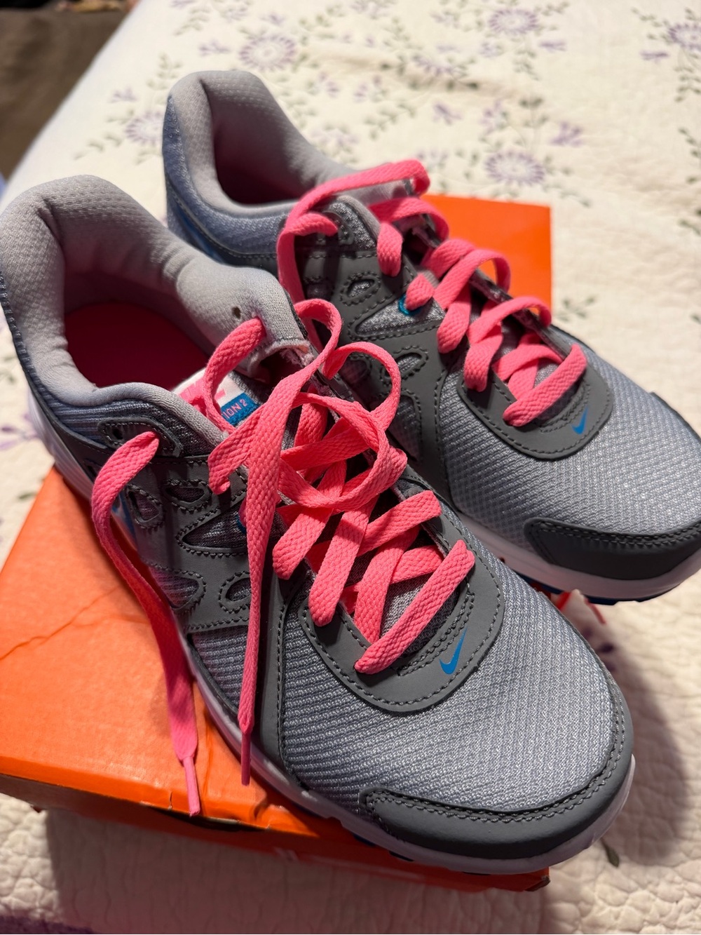 Nike Orange Shoe Box with White Logo